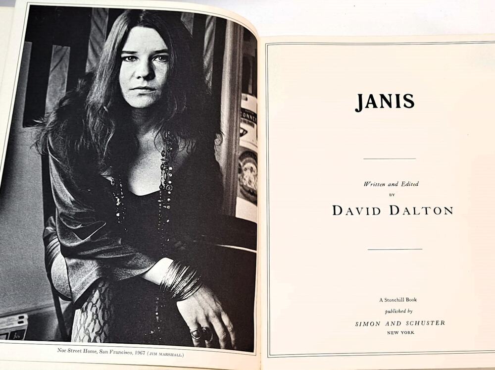 Janis by David Dalton (1972 1st edition Paperback with 33 1/3 Record Attached)
